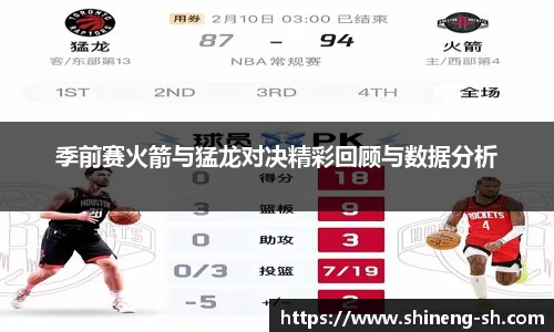 季前赛火箭与猛龙对决精彩回顾与数据分析